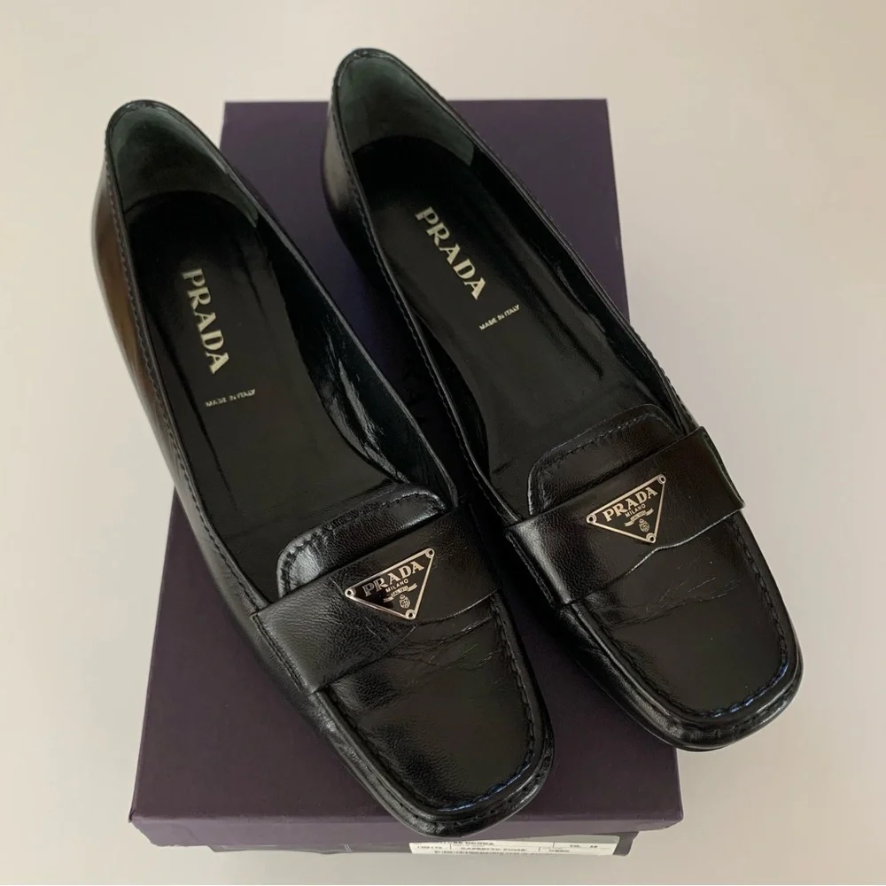 Prada Women’s Size 38 Calzature Donna Loafers - Picture 6 of 11